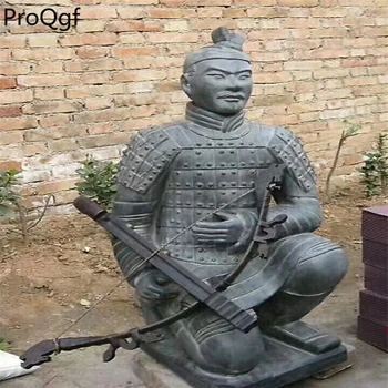 

1Pcs A Set Big Craft Terracotta Warriors Horse xi an