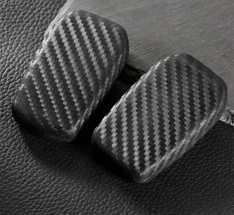 Мягкий силиконовый чехол для ключей из углеродного волокна устойчивый к
