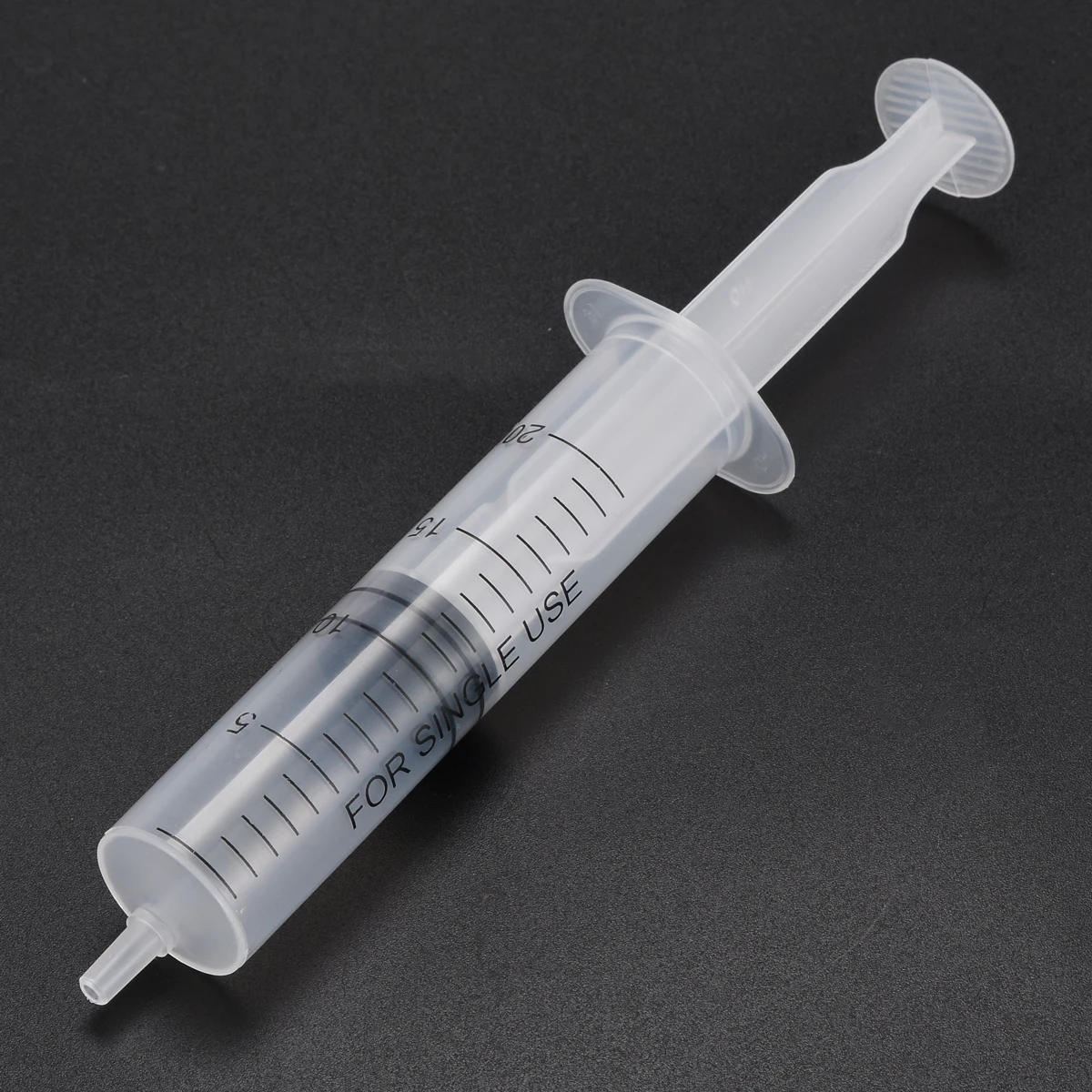 1pc Dispensing Syringe Capacity 20ml Plastic Clean Syringe 1ml Graduated with Tube for Industrial Glue Supplies