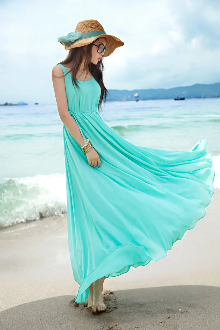 mint beach dress