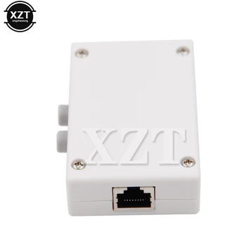 

High Quality Dual 2 Way Port Manual Sharing Switch Adapter Mini 2 Port RJ45 RJ-45 Network Switch Ethernet