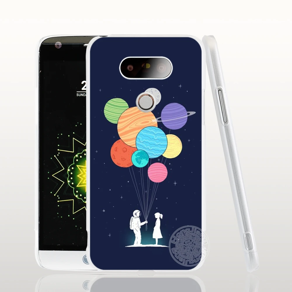 HAMEINUO Космос любовь Луна астронавт чехол для телефона Обложка LG G6 G5 K10 K7 K4 magna