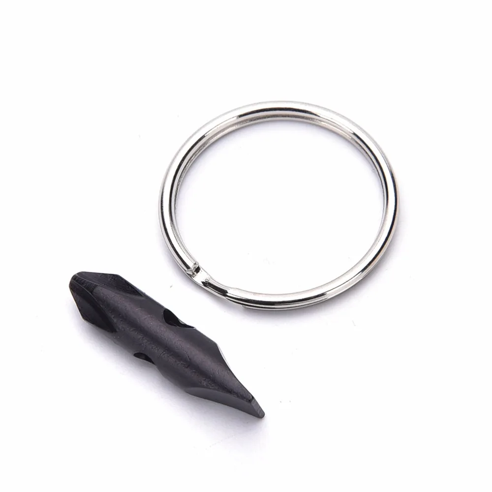 

1Pc Bicycle Repair Multitools Hand Tool EDC Multifunction Mini Stainless Steel Screwdrivers Keychain Pocket fits 1/4" head hex