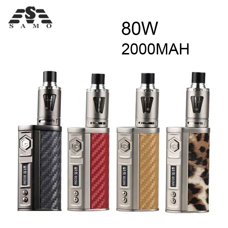 

NEW CX-80W E Cigarettes mod box kit for liquid 3ml 2000mah 0.5ohm vaporizer electronic cigarette smoke vape pen vaper hookah kit