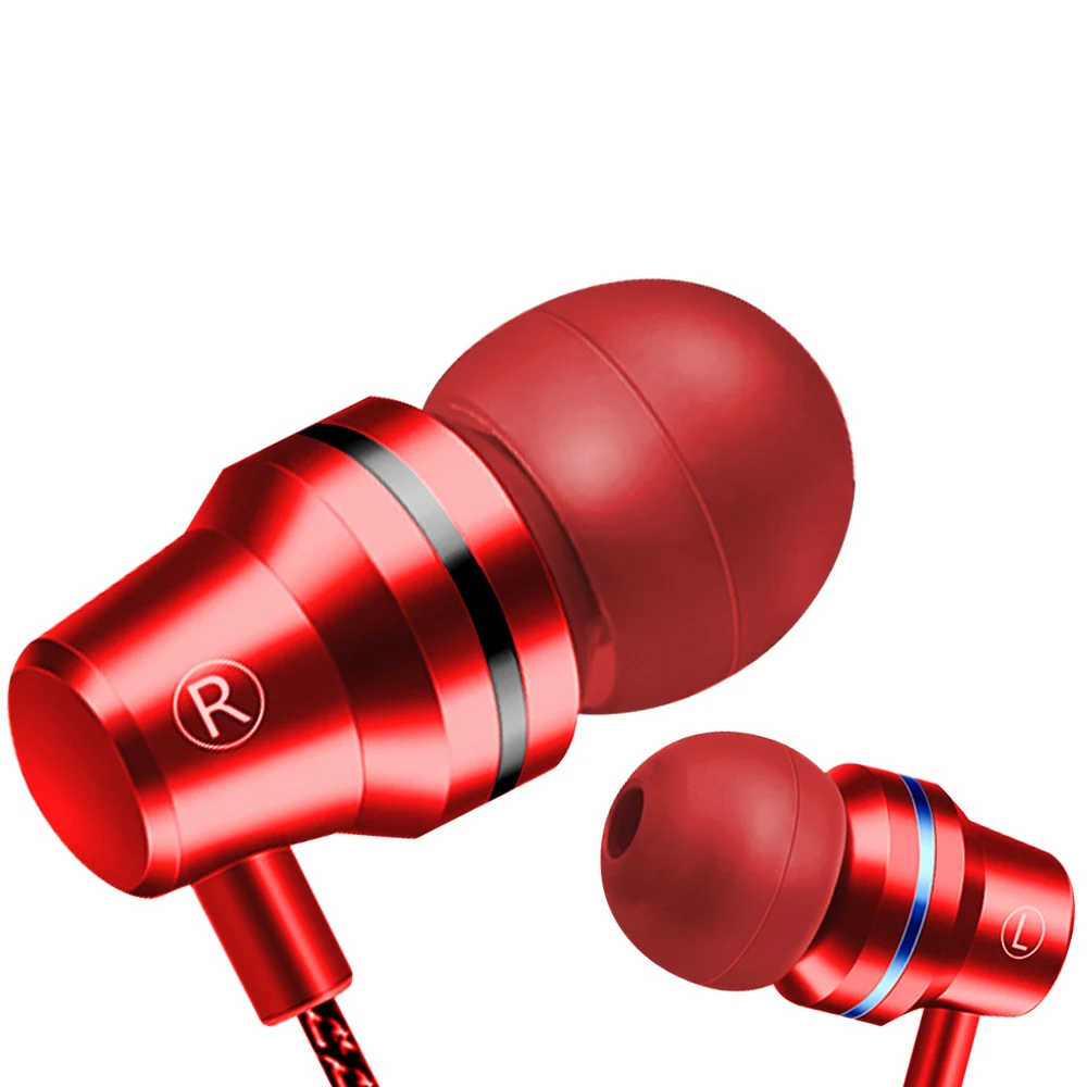 TOMKAS TPE Line Earphone for Phone 5 Color In-ear Earphones and Headphone Heavy Bass for Mobile Phone Clear Bass with Microphone