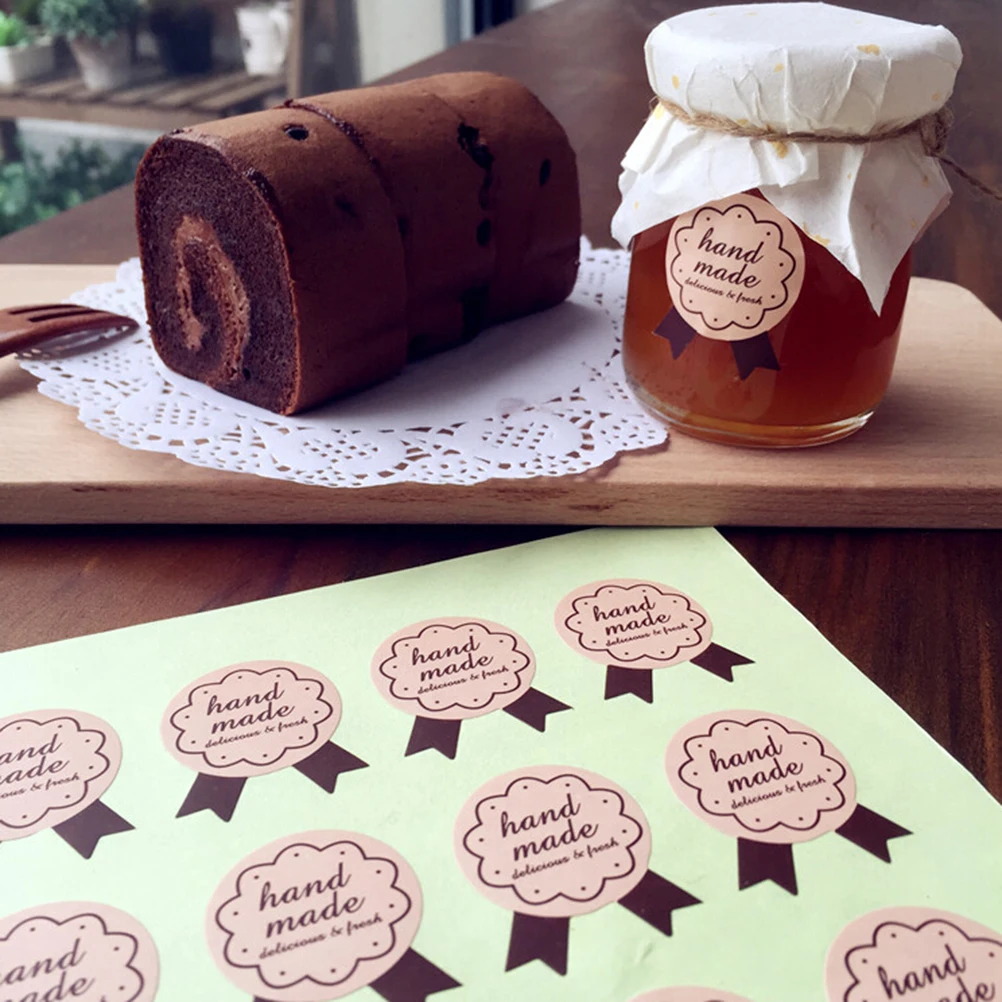 

Baking Package Paper Tags Labels Food Cookie Craft Memo Sticker HandMade Label Sticker