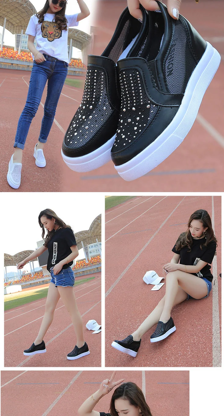 MIUBU/ элегантные трендовые кроссовки; женская кожаная обувь; удобные Прошитые кроссовки на платформе; обувь суперзвезды; большие размеры 35-39