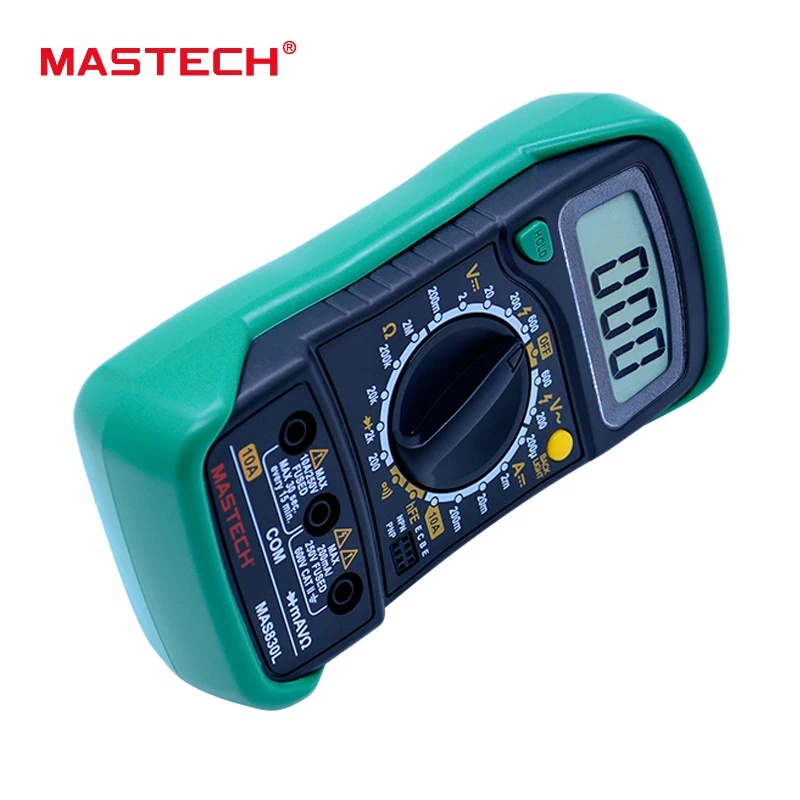 MASTECH MAS830L Мини цифровой мультиметр Подсветка Ручной многофункциональный