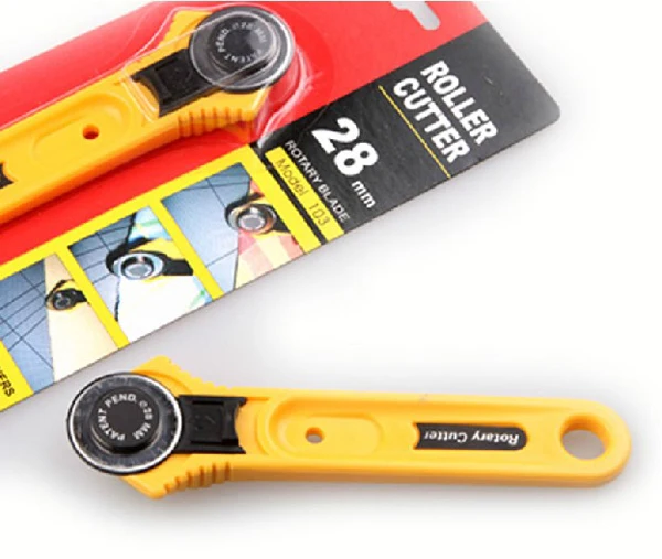 

28mm Wheel knife for clothing patchwork , Steel Round Rotary Rolling Cutter for DIY tools office cutting paper work