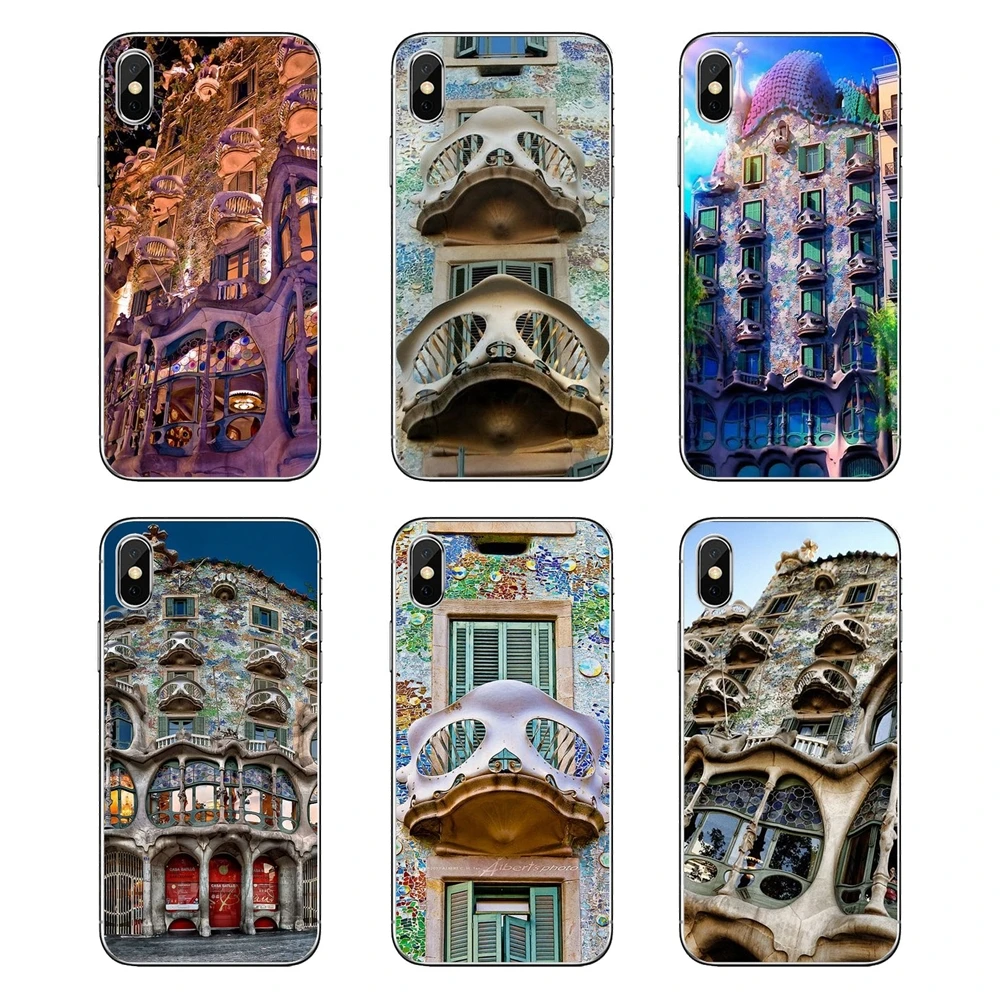 Silicone Phone Shell Cover Casa Batllo en Barcelona Spain Art For Samsung Galaxy A5 A6 A7 A8 A9 J4 J5 J7 J8 2017 2018 Plus Prime |