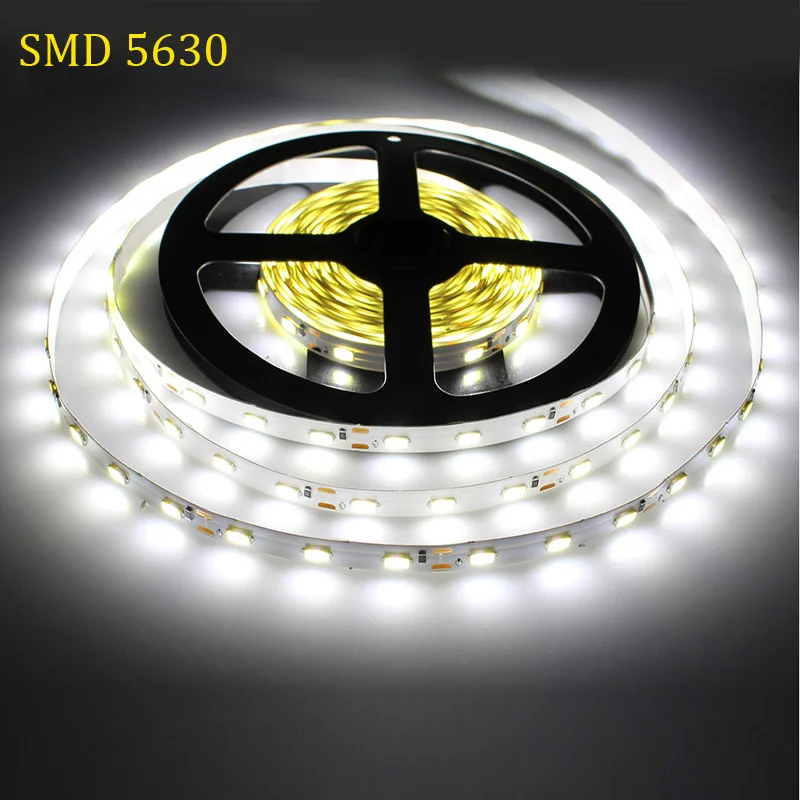 Светодиодная лента 5 м 300 светодиодов SMD 5630 DC 12V водонепроницаемый гибкий свет