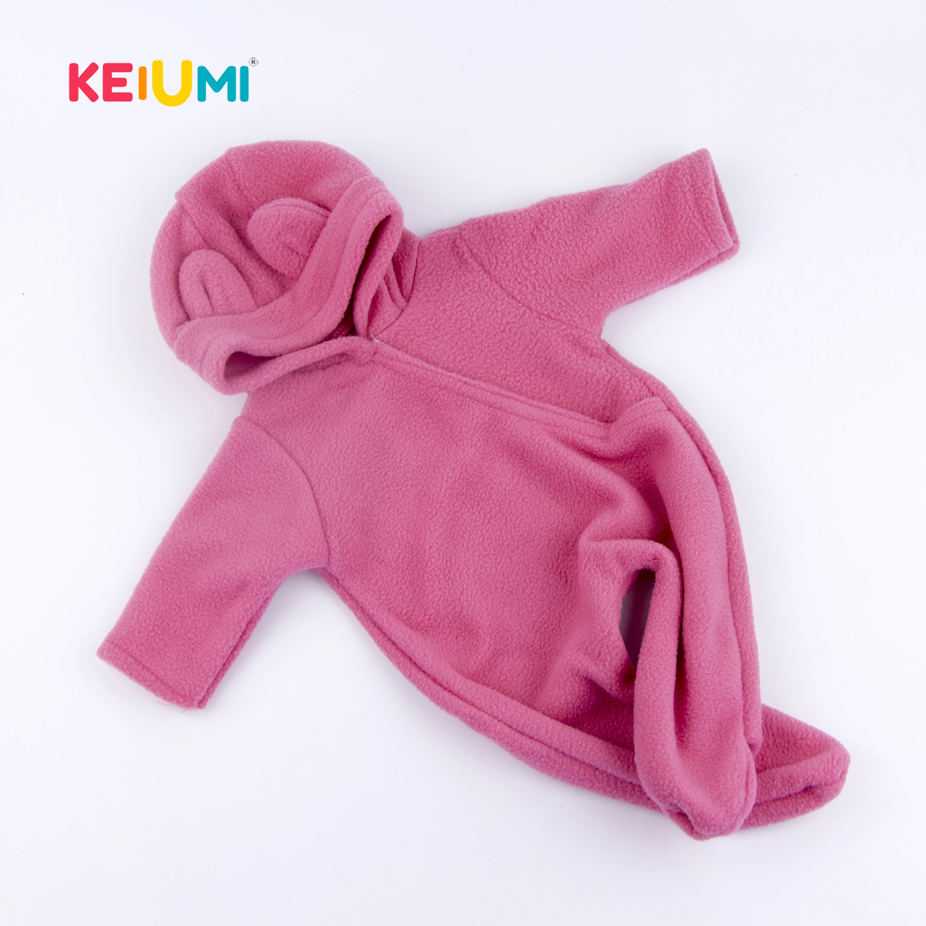 

Fashion Cute Baby Doll Clothes Tailored Dark Pink Rompers For 42cm Girl Reborn Doll Accessories Cosplay Rabbit Kid Birthday Gift