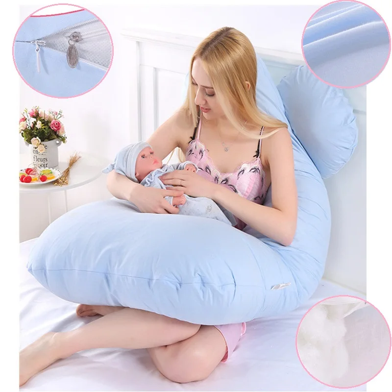 New Sleeping Support Pillow For Pregnant Women Body Cotton Pillowcase U Shape Maternity Pillow Pregnancy Side Sleepers Bedding New Sleeping Support Pillow For Pregnant Women Body Cotton Pillowcase U Shape Maternity Pillow Pregnancy Side Sleepers Bedding