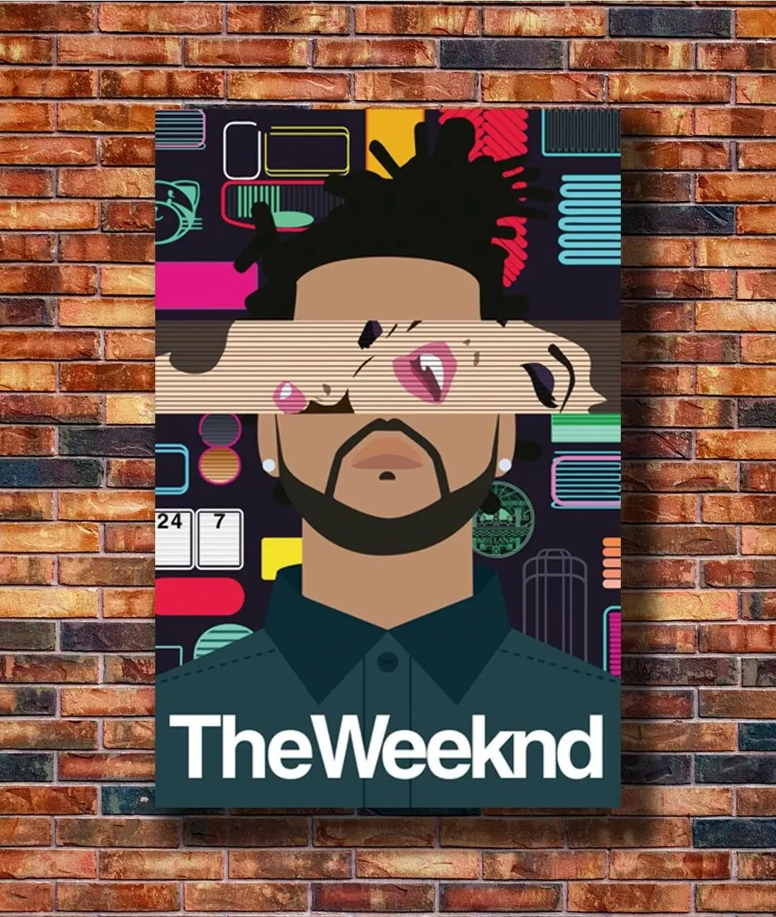 Q0659 постеры и принты Weeknd Abel Makkonen Singer Music -20x30 24x36 дюймов-популярный подарок