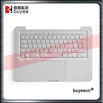 

Original New A1342 Top case Spanish Keyboard For Macbook Unibody 13" A1342 Palmrest Topcase Layout White Backlit Touchpad