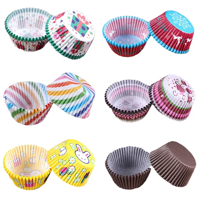 Buy Set Of Cupcake Holder Paper Colorful Cupcake