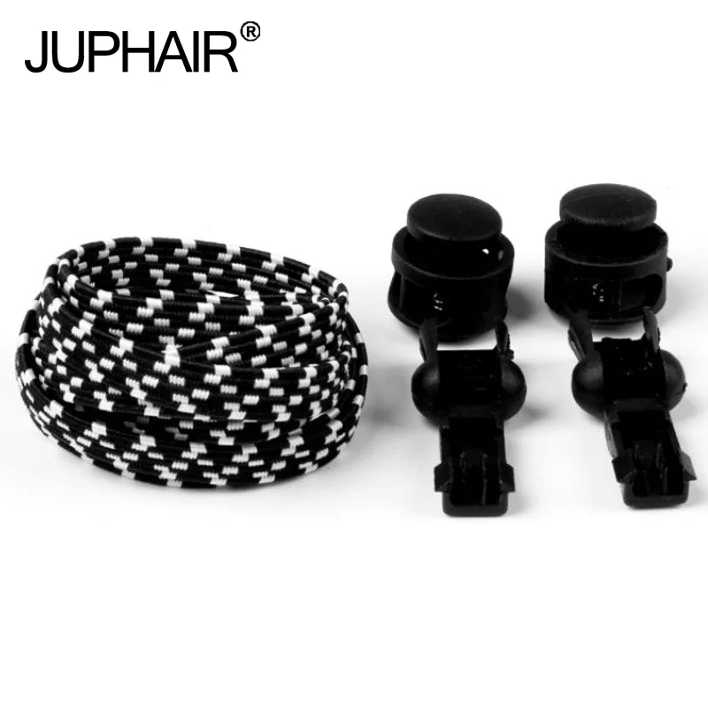 12 Pairs of 100cm Stretch Lock Without Lazy Lasso Shoelaces Sneaker Elastic Rubber Lace Shoe Kids Safe Elastic Tied Laces Buckle