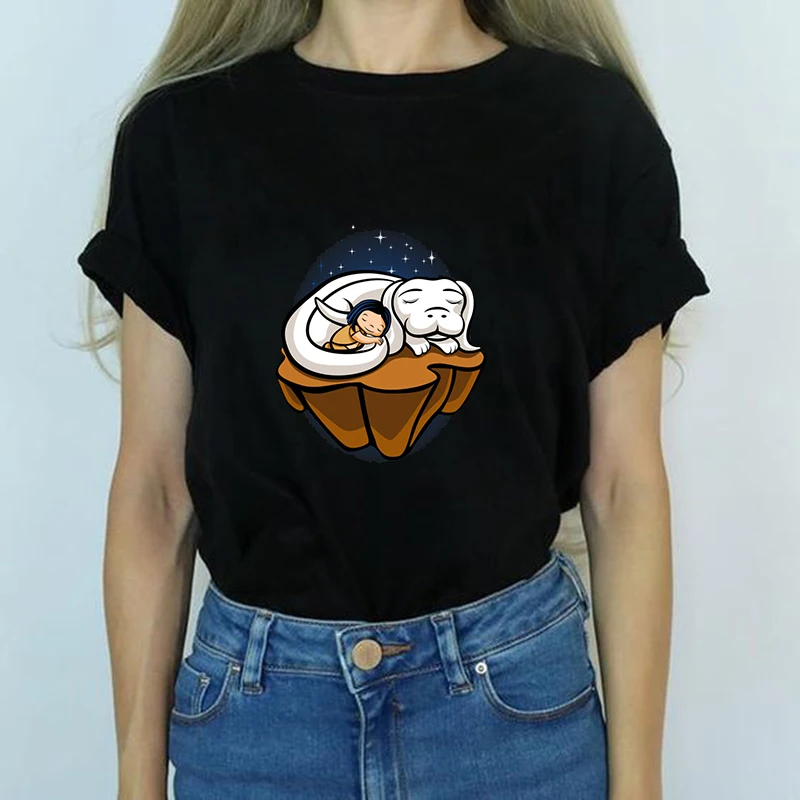 

2019 Summer Funny Vogue t shirt Neverending Story Angel Shirt Harajuku Women O-Neck Gothic Tops Streetwear Casual Camisetas