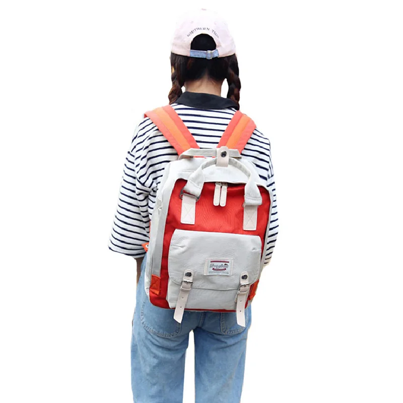 

Women Canvas Kanken Backpack 2017 Brand Fashion Women Backpack School Bags Girls Travel Back pack Portable Bagpack nbxq202