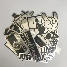 Sticker Suitcase Tablet Trolley Skateboard Phone Graffiti Imitation Metal Waterproof