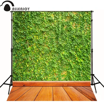 

Allenjoy photography backdrops for sale Natural green vines kid vinyl exquisite wall Professional photographic background studio