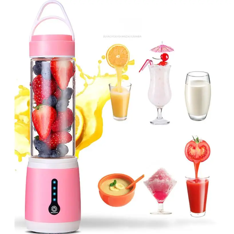 

Portable Blender USB rechargeable Personal Blender for single served Small Blend JULY1