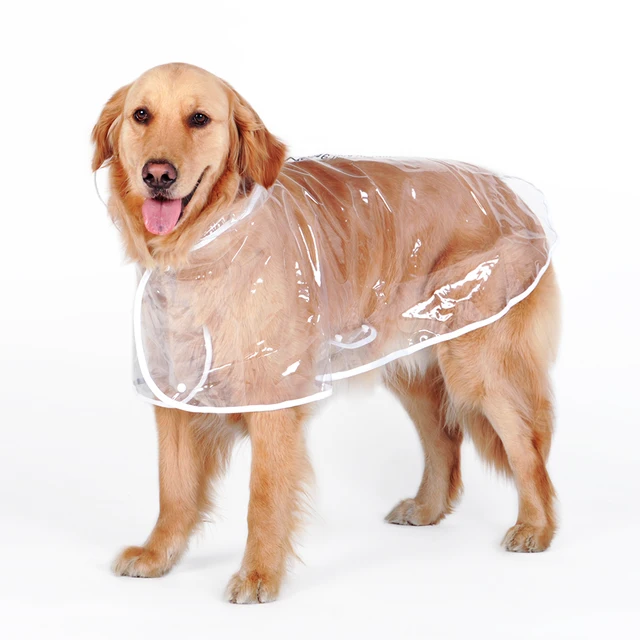 Dog Raincoat golden retriever Dogs Waterproof Clothing Jacket Clothes for Medium sized Dogs in
