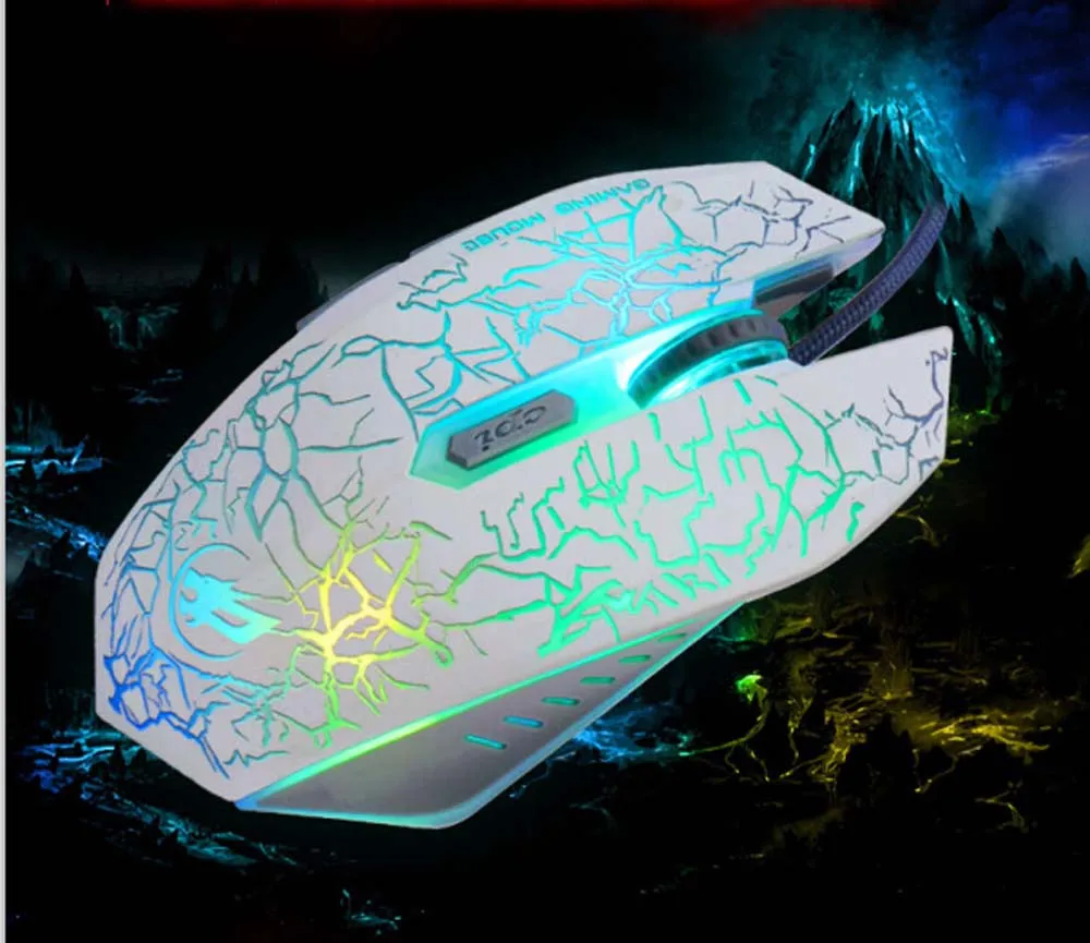 OMESHIN 2400 dpi 6D кнопки светодиодный Проводная игровая мышь компьютерная мышь Мышь встроенная литиевая батарея 2,4G оптическая мышь двигателя