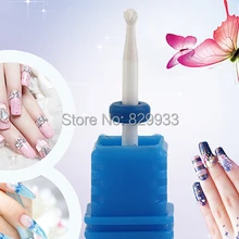 1 шт., керамическое сверло для ногтей, шариковый прибор для удаления кутикулы, для маникюра, педикюра, сверла, керамический инструмент