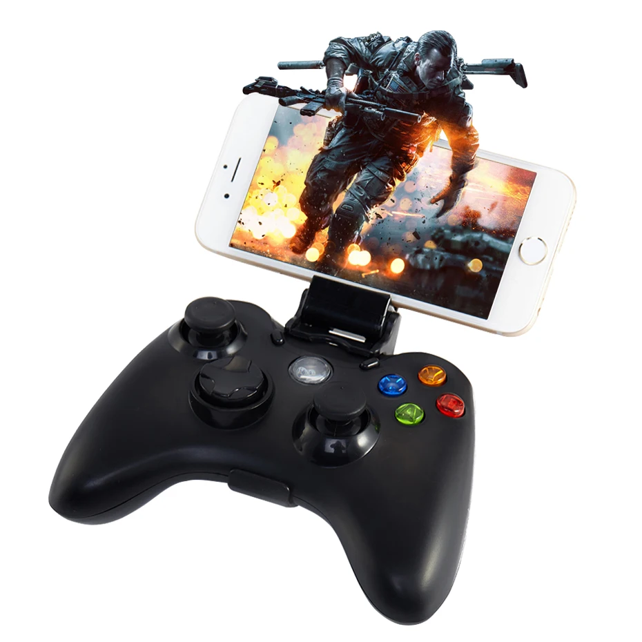 Kopen Controllers Draadloze Bluetooth Gamepad Dubbele trillingen Afstandsbediening Joystick Voor PS 3 st Android iphone TV Box Smart TV