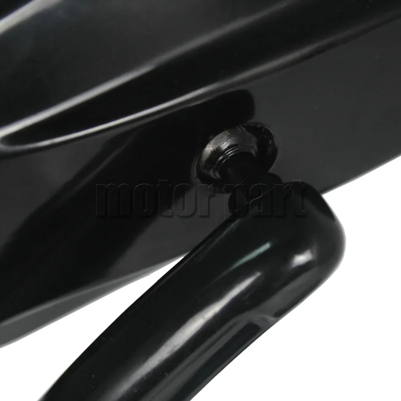 Черные мотоциклетные заднего вида сбоку Зеркала для Harley Dyna Softail FLSTN Electra Glide Road King