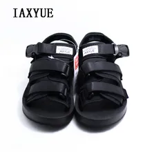 IAXYUE/Новые летние дорожные сандалии мужская британская Регулируемая пляжная обувь для прогулок Нескользящие Большие размеры 36-45