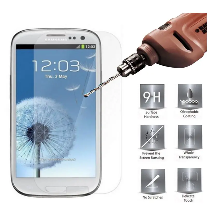 Tempered Glass for Samsung Galaxy S3 Mini Screen Protector Protective