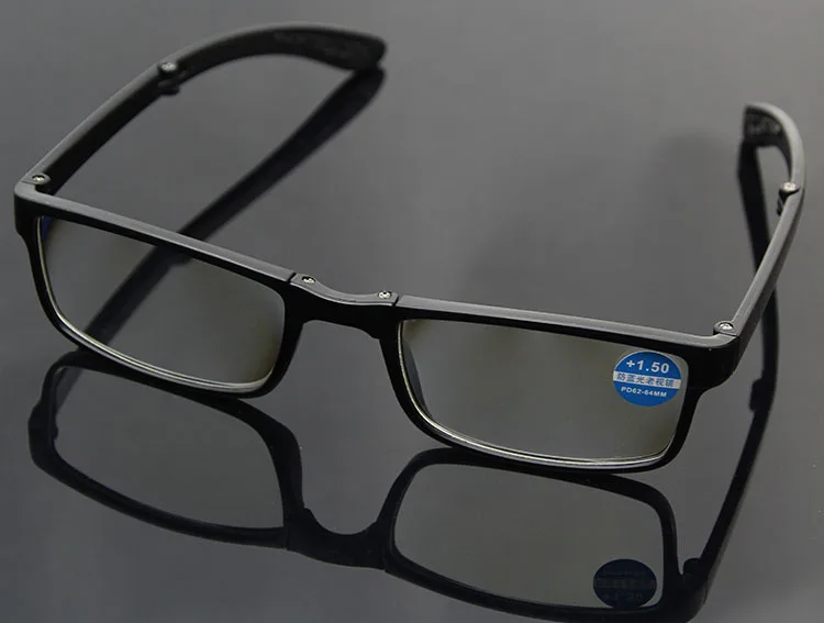 Анти-Синие лучи портативные мужские очки для чтения складные сверхлегкие Lunette лупы очки для чтения женские очки для чтения с чехлом