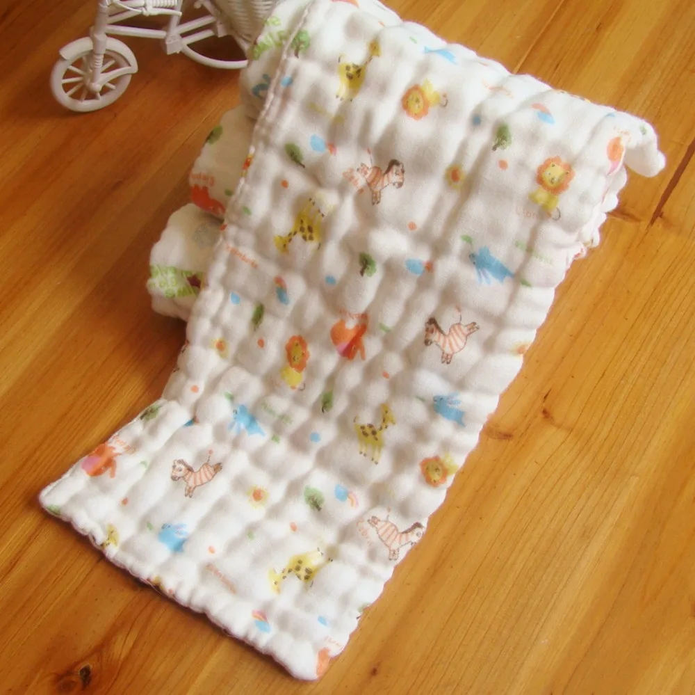 10 PCS Muslin Cloth Cotton Gauze Baby Diaper Inserts Soft  Super absorption  Reusable Liner  17x48cm