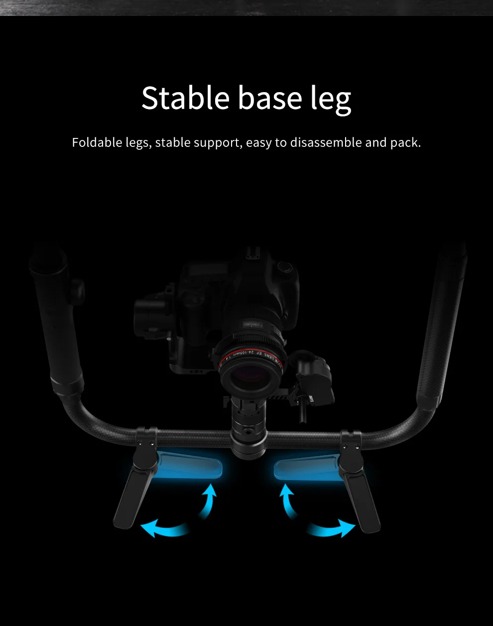 FeiyuTech Feiyu AK2000 AK4000 двойной ручной складной набор двойной Hangle Grip для Gimbal DSLR Стабилизатор Handhled аксессуары