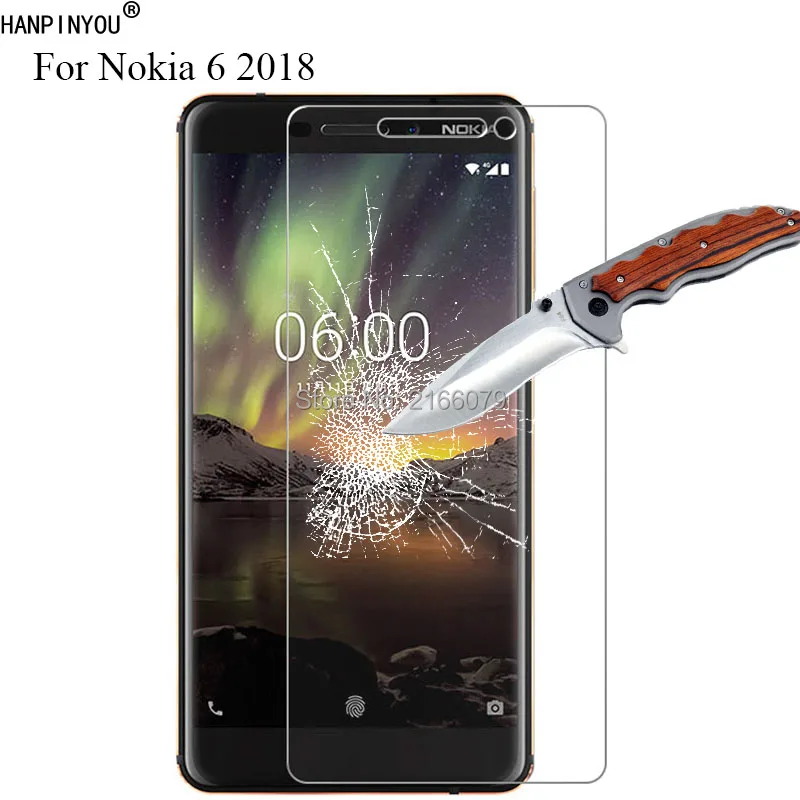 Новинка 9H 2.5D Передняя жесткая защитная пленка из закаленного стекла для Nokia 6 (2018) 5