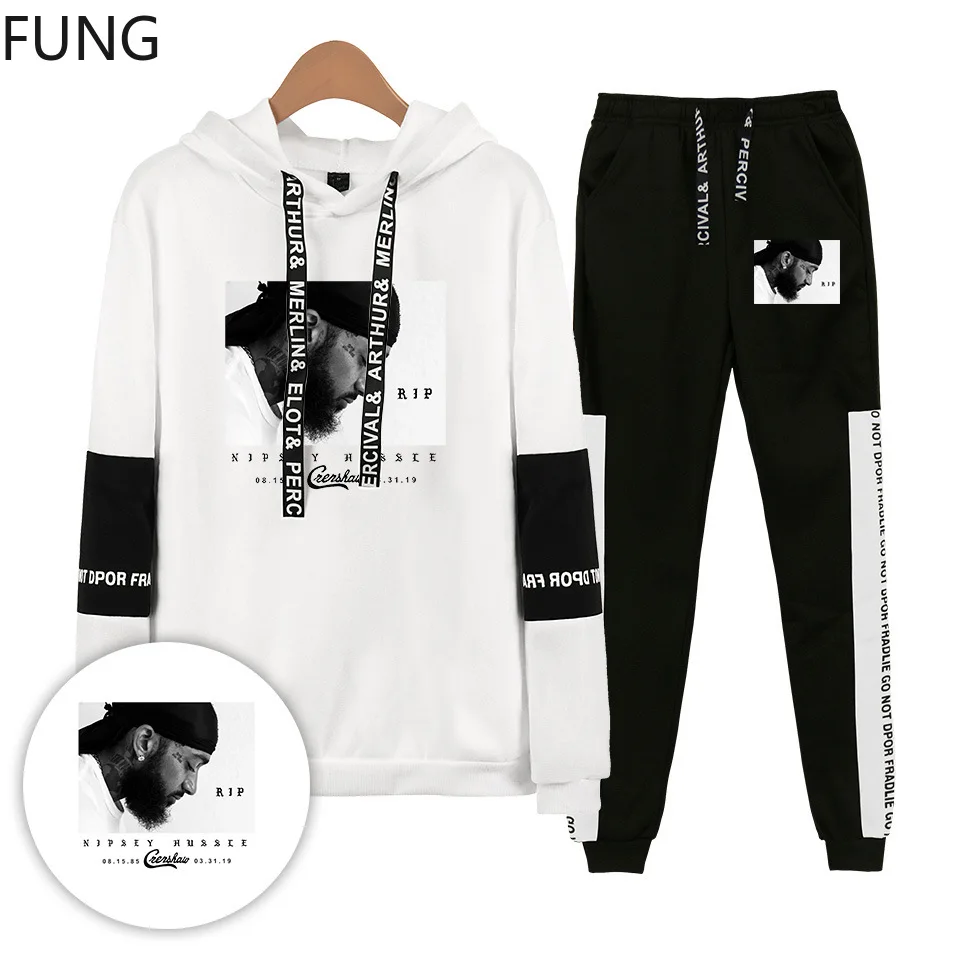 Nipsey Hussle Men/Woman Hoodies Sweatshirts and Sweatpants Hot Sale Rapper Casual Hip Hot Two Piece Set Hooded men sweatsuits Nipsey Hussle Men/Woman Hoodies Sweatshirts and Sweatpants Hot Sale Rapper Casual Hip Hot Two Piece Set Hooded men sweatsuits
