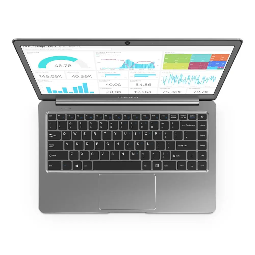 Teclast F6 13.3 inch Intel Apollo Lake N3450 Intel Graphics 500 6G RAM128GB SSD Laptop - Silver