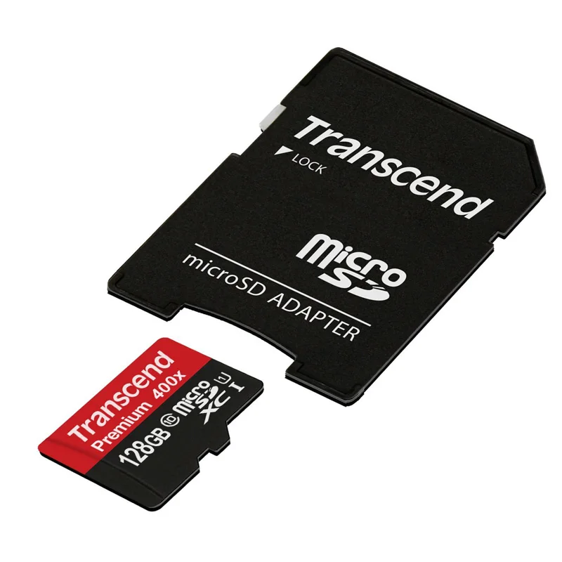 Transcend 32GB MicroSDHC Class 10 400x UHS-1 Memory Card 16GB 64GB TF Flash Micro sd Microsd Microsdxc Card 60MB/s Real Capacity