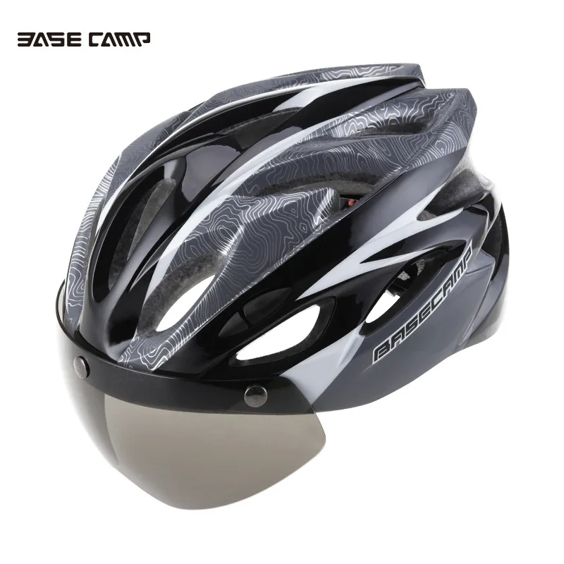 2017 New Basecamp Bicycle Helmets Sunglasses Cycling Glasses Helmet