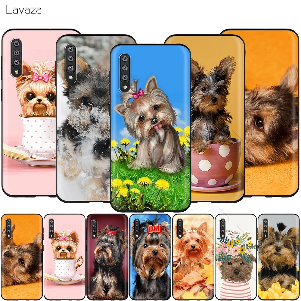 Lavaza йоркширского терьера Собака Щенок чехол для Samsung Галактики S6 S7 край J6 S8 S9 S10