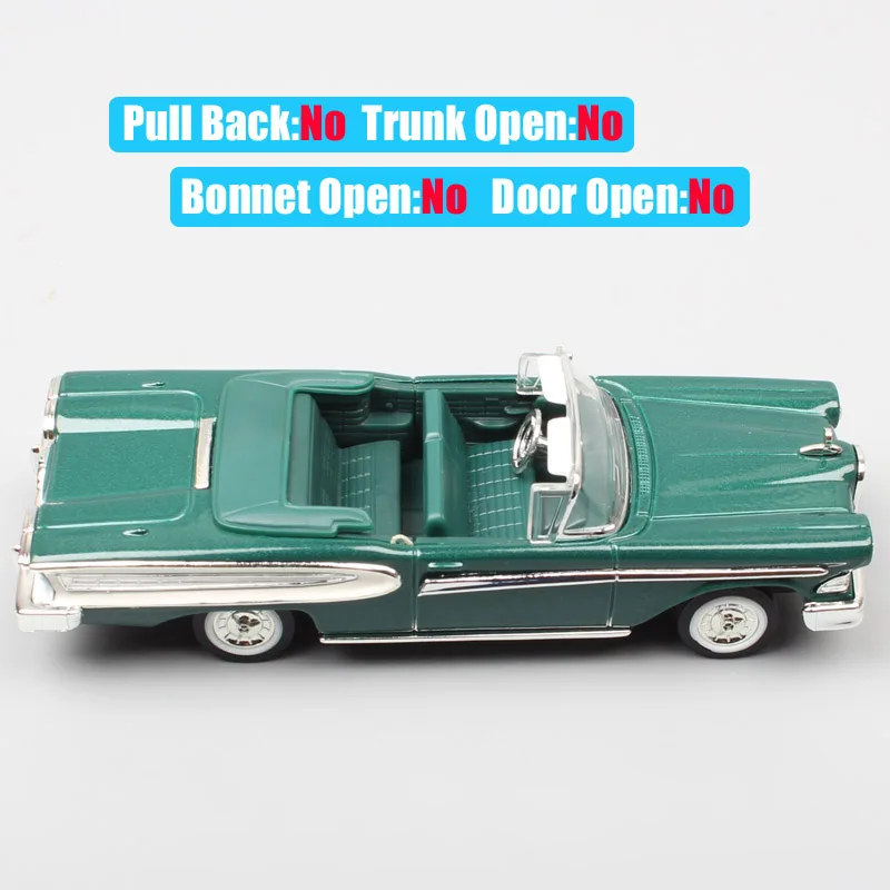 1/43 старый ретро Ford Edsel Citation маленький автомобиль с трансформируемым чехлом литье