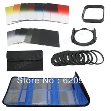 24 шт полный+ Градуированный цветной фильтр набор ND2 ND4 ND8 G. ND2 4 8+ фильтр чехол для Cokin P серии