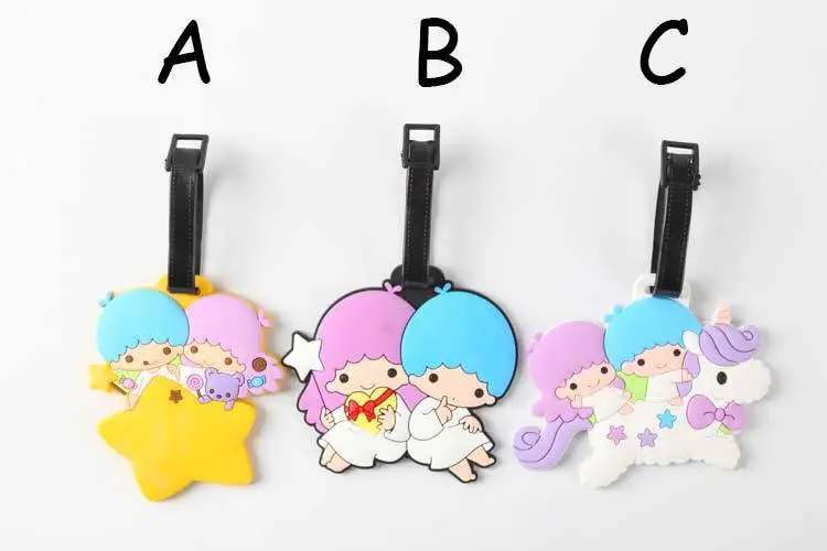 Hello kitty duo happiness как пудинг собака нефрит Мультфильм силиконовый багажная бирка hangtag check визитница дорожные аксессуары