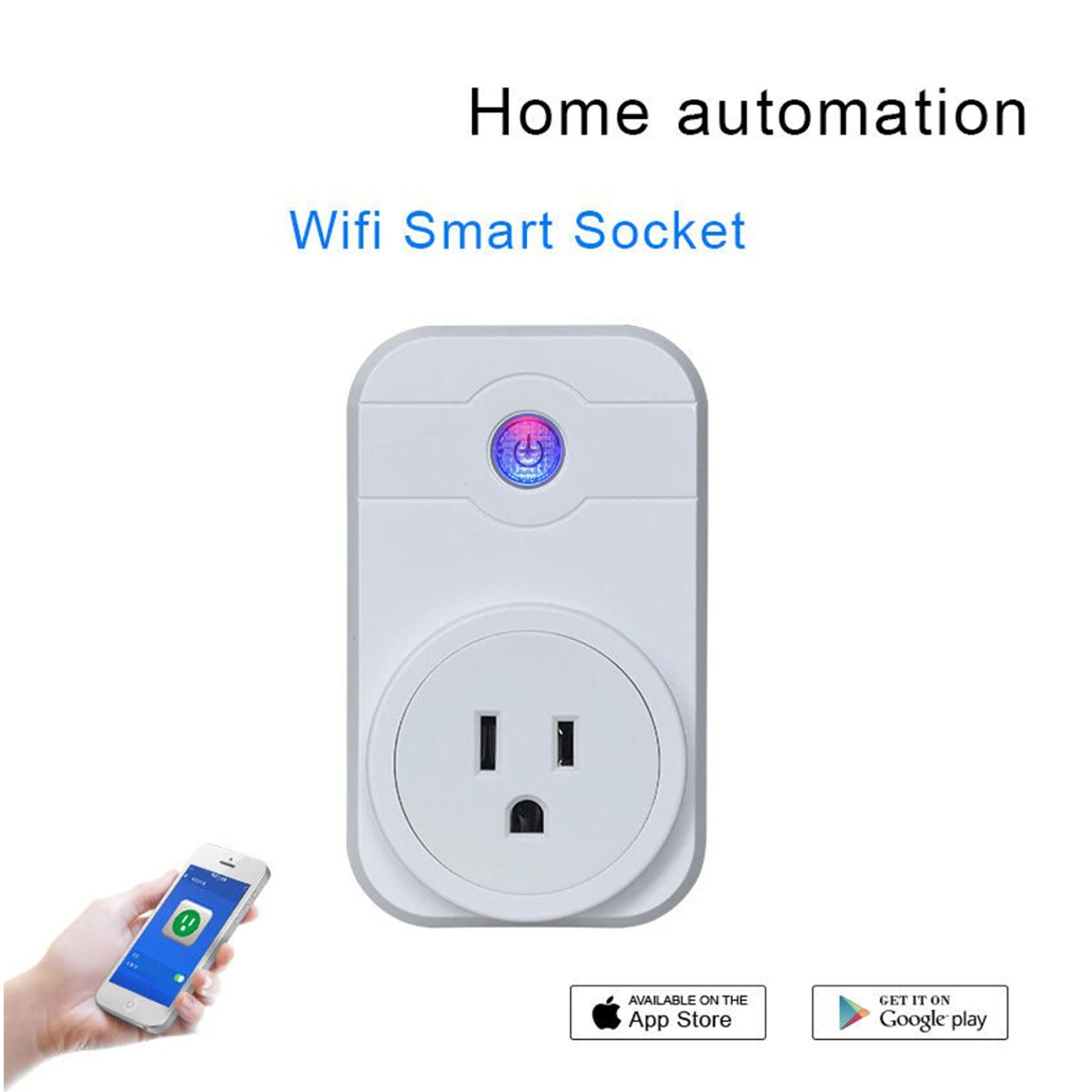 

Smart Home Switch Wifi Smart Socket EU/UK/US Safety Protection 750 Degree Automatic Flame Retardant for IOS/Android Timing