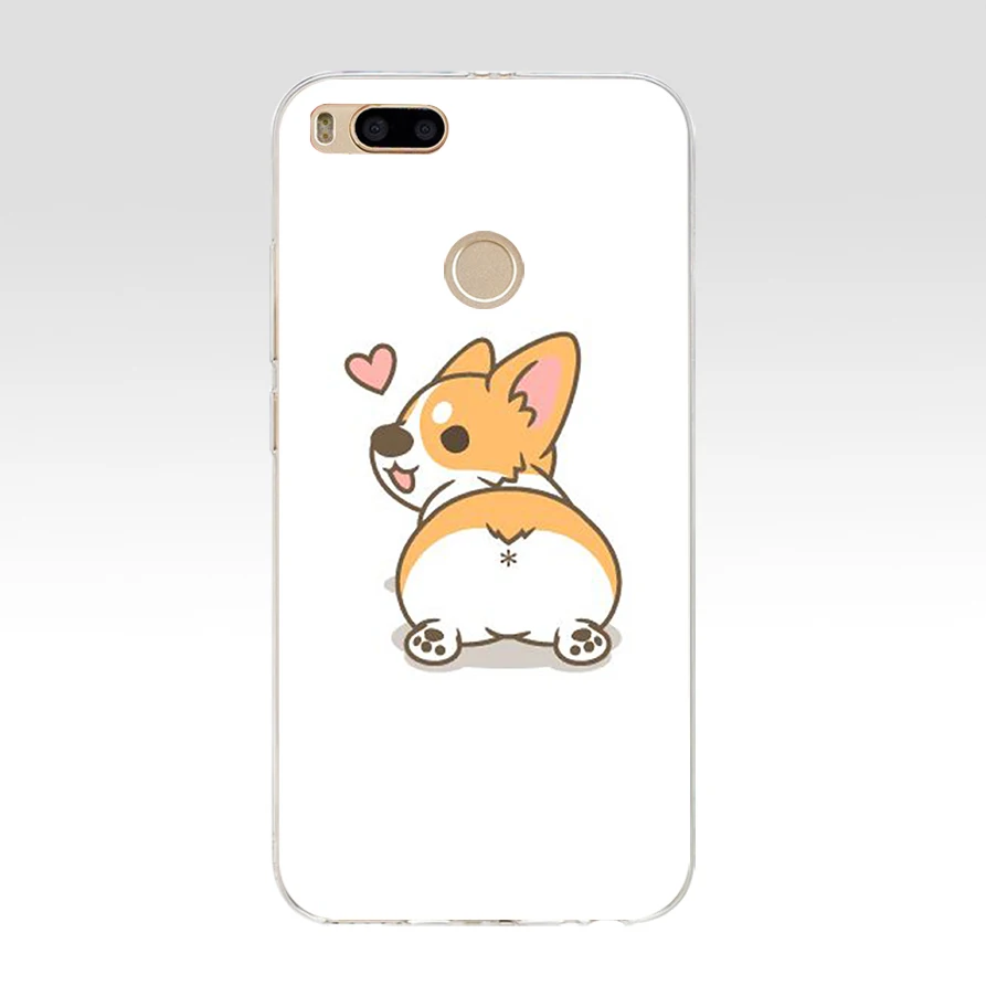 179SD Welsh corgi PC жесткий пластиковый Мягкий Силиконовый ТПУ чехол для телефона для xiaomi redmi 4A 4X note 4 4x mi A1 A2 lite - Цвет: 16