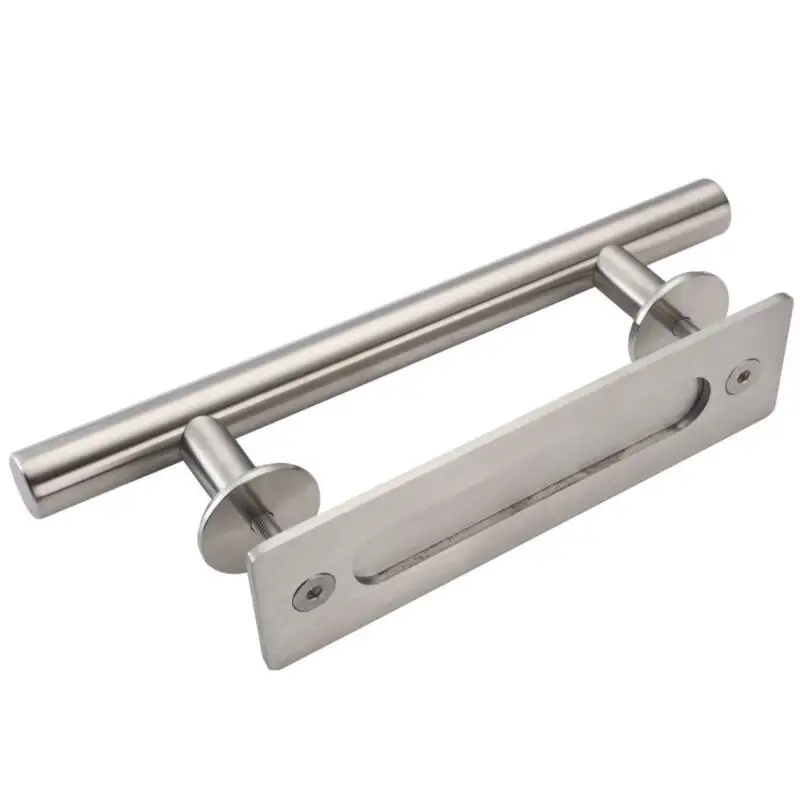 

1*Handle Door Cabinet Handles 15cm Sliding Door Handle Silver Stainless Steel Cabinet Closet Tool Home Improvements