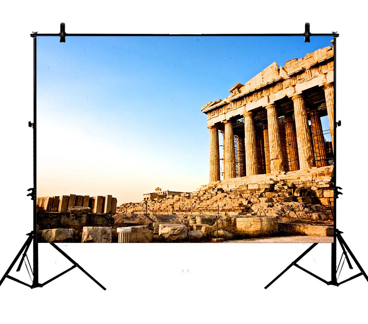 5x7ft Республика Греция Athen акрополис Парфенон храм Сладкий полиэстер фото фон