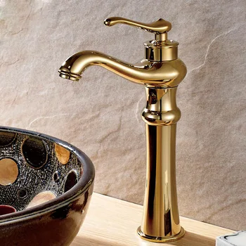 

High-quality Free shipping Basin faucet bathroom faucet tap single type mixed water deck mounted style JJDT-145G